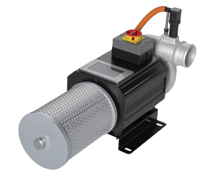 STRT high-speed turbo blower with integrated drive and inlet filter